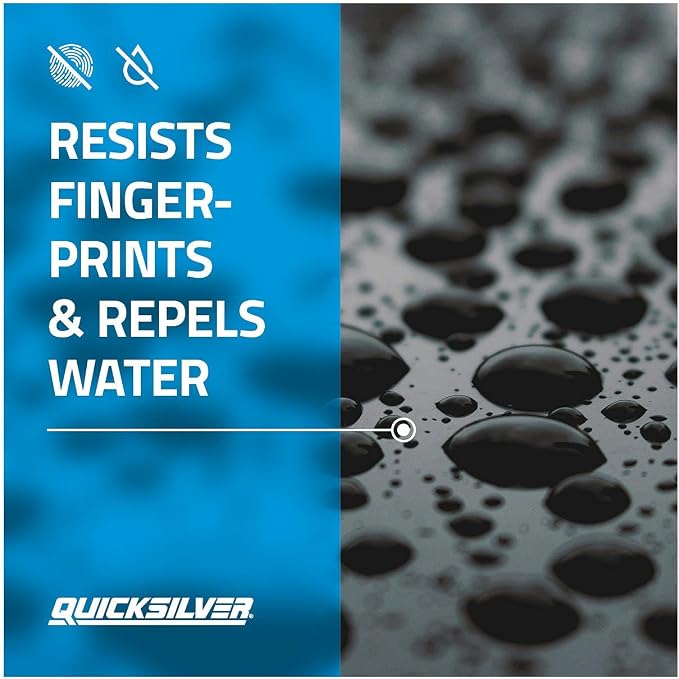 Quicksilver 8M0224418 Screen & Glass Cleaner for Marine Electronics, Windshields and Mirrors, 8 oz.