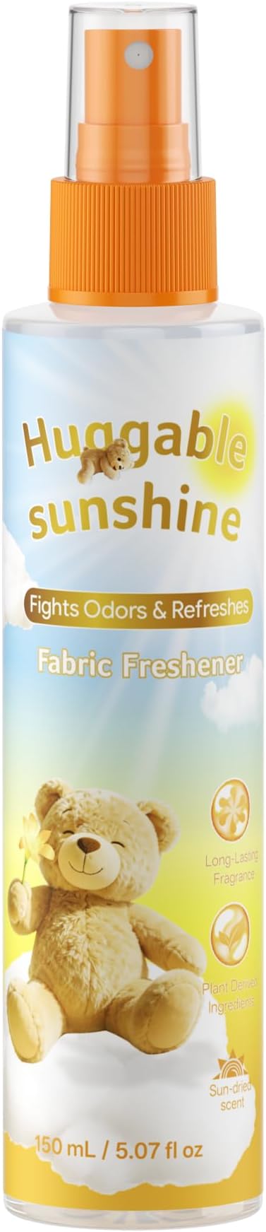 Odor Eliminator Fabric Freshener Spray, Apple Scent, 5.07 fl oz | Multi-Use Fabric Refresher Deodorizer, Long Lasting Fragrance for Clothes, Carpet, Couch, Mattress, Pillow, Curtain & Travel