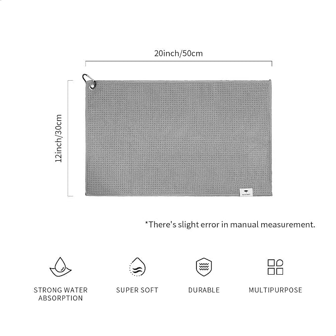 watchget Barista Towels 4 Pack - Espresso Machine Microfiber Cloth Set, 12"x20", Professional Coffee Towels for Barista Coffee Bar Espresso Microfiber Cloth Set Espresso Rag, Grey