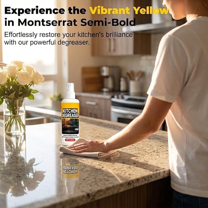 BBQ Grill Cleaner Spray, Heavy Duty Kitchen Degreaser Spray for Grill, Oven, Stove, Multi-Surface Grease Removal Spray for Home & Outdoor Cooking (3)