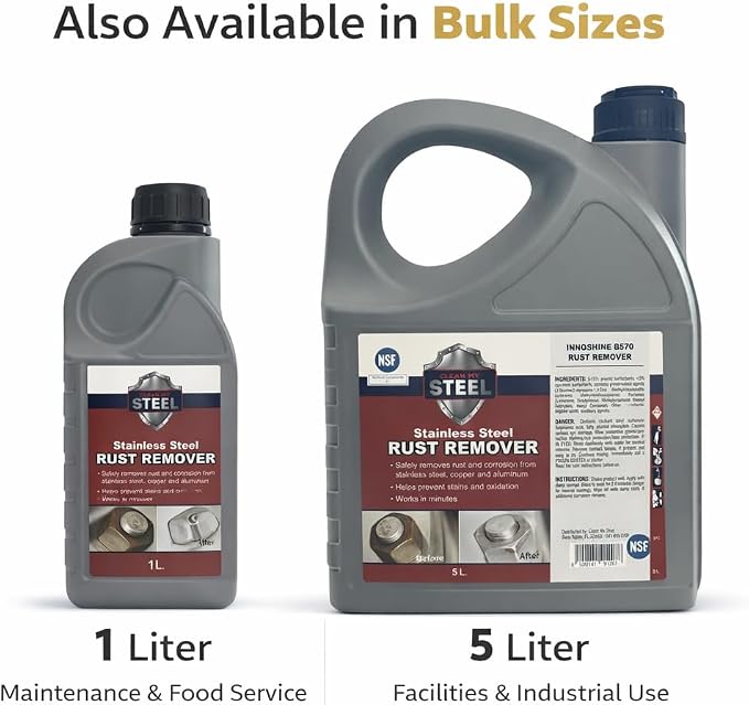 CLEAN MY STEEL Stainless Steel Rust Stain Remover Cream (17 Fl oz)