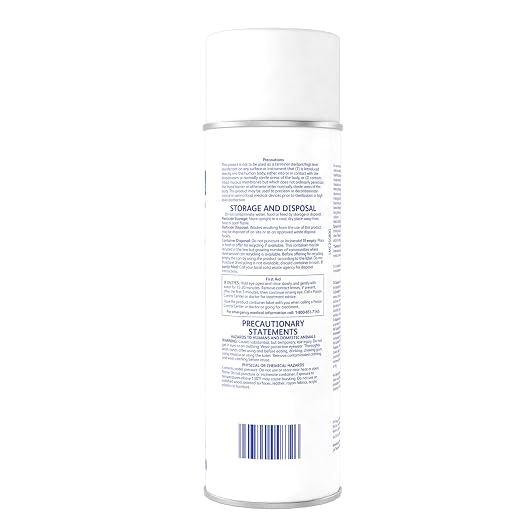 Diversey 04832 End Bac II Spray Disinfectant, Hard Surface Disinfectant Spray, Eliminates Odors in High Traffic Areas, Fresh Scent, Aerosol, 15 Ounce (Pack of 12)