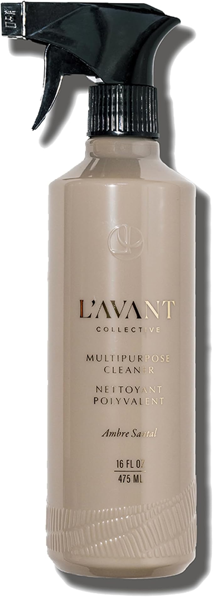 L'AVANT Collective Luxury Multipurpose Surface Cleaner | All Purpose Cleaning Spray, Plant-Based & Non-Toxic, EPA Safer Choice, Refillable recycled plastic bottle | 16 Fl Oz | Ambre Santal