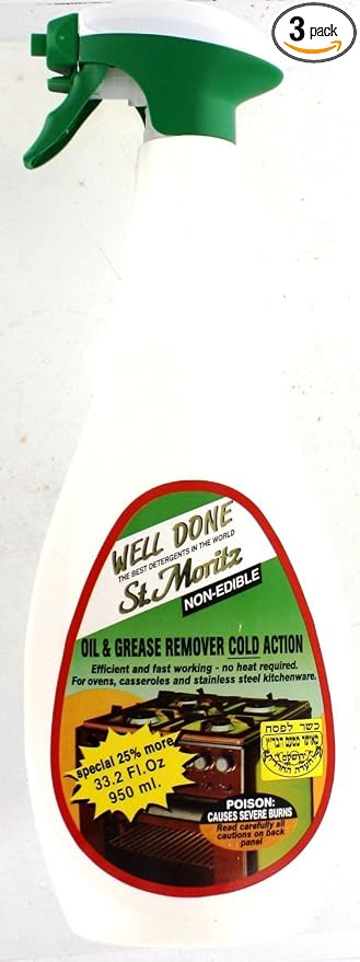 Well Done St.Moritz Oven Cleaner 27Oz (750Ml) Pack (3)