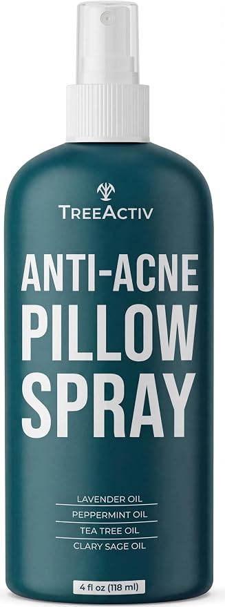 Anti-Acne Pillow Spray, 4 fl oz, Lavender Sleep Spray, Pure Essential Oil Air Freshener, Pillow Linen Spray for Bedding, Aromatherapy Lavender for Sleep, 1000 Sprays