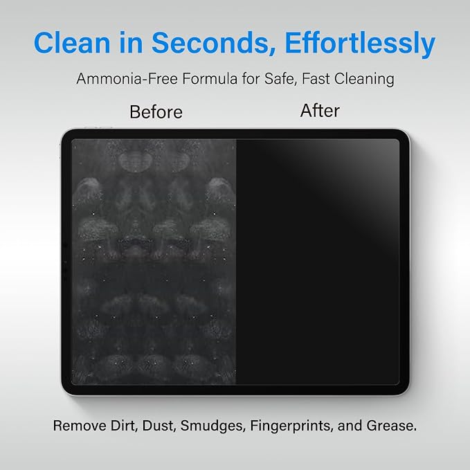 200 Count Screen Wipes, Screen Cleaner Wipes for Electronics, Touchscreens | Streak-Free & Scratch-Free Electronics wipes for Phone, Laptop, Computer, Monitor, Touchscreens, Care Screens, Eyeglasses.