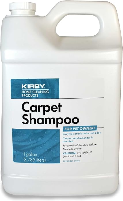 Kirby 237507 Carpet Cleaning Solution – Deep Cleaning Formula for Carpet Machines (128 Fl Oz)