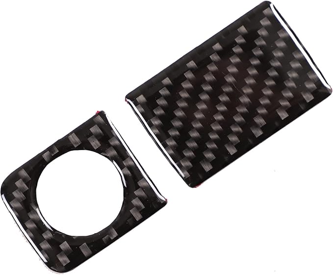 Car Glove Box Trim Cover for Honda Pilot 2016-2022/Ridgeline 2017-2023/Passport 2019-2023, Co-Pilot Storage Organizer Glove Box Switch Trim Sticker, Carbon Fiber (Passenger Glove Box Switch Sticker)
