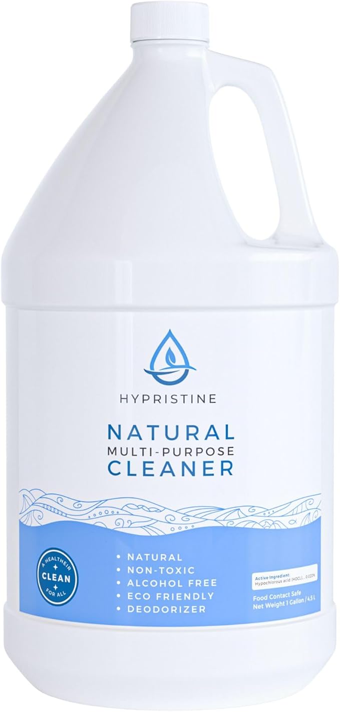 Hypristine Pure Hypochlorous Acid Multi-Purpose Odor Remover | Bleach- and Alcohol-Free, All-Surface Solution for Home, School and Office – Child-, Pet- and Food Contact-Safe