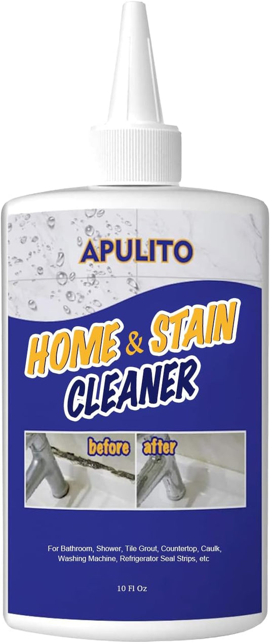 APULITO Household Cleaner Gel for Bathroom Shower Kitchen Tile Grout, Sinks Countertops 10 Fl Oz (Pack of 1)
