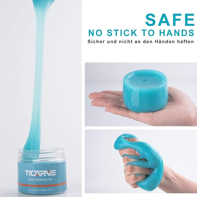 TICARVE Car Cleaning Gel Car Detail Tools Car Accessories Detailing Putty | Car Interior Cleaner Automotive Detailing Kit Keyboard Cleaner Office Laptop Slime Cleaner Dust Remover Gift For Men Women