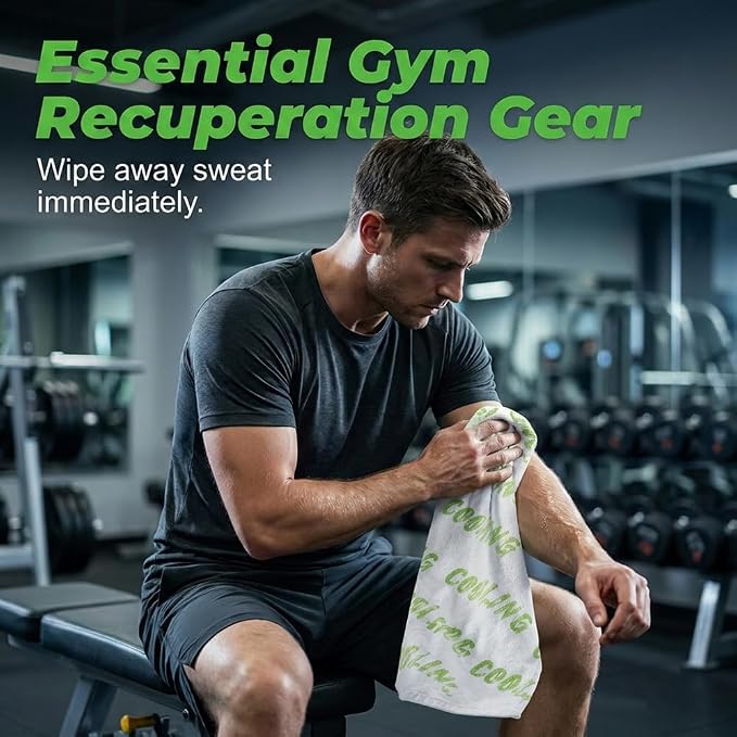 Disposable Cooling Wipes Instant Ice Towel (Pink, 10PCS) | Extra Large Size, Individually Wrapped, Moisture Activated, Hiking & Camping, Gym & Sports