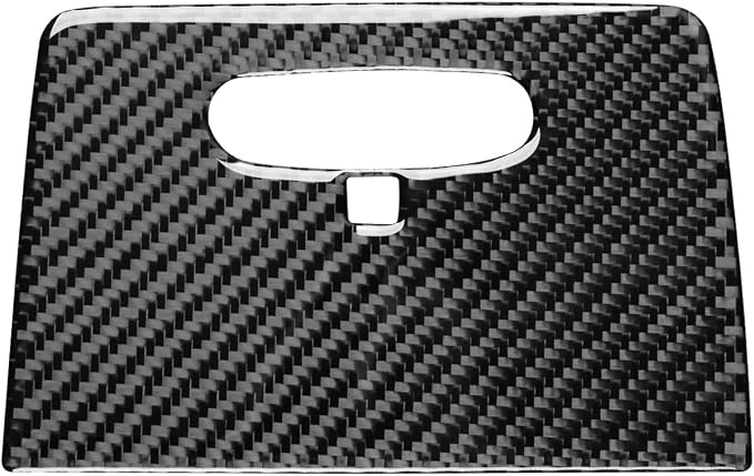 Fit for Cadillac Escalade ESV 2007-2014 / EXT Hybrid 2009-2013 | Real Carbon Fiber | Roof Map Reading Lamp Panel Cover | Stickers | Anti-scratch | Self-adhesive