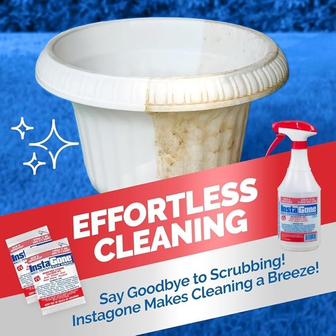 Stain Remover - New 2 Pack with 24oz Spray Bottle - Just Add Water - Indoor/Outdoor Ceiling, Wall, Bathroom, Roof, PVC Fence, Patio Furniture & More