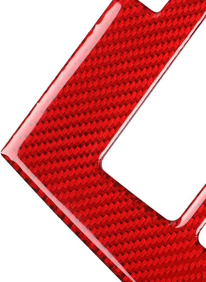Real Carbon Fiber Trim for Ford Mustang Accessories | for 2009 2010 2011 2012 2013 2014 Navigation Control Panel GPS Display Cover Interior Thick Overlay Decal