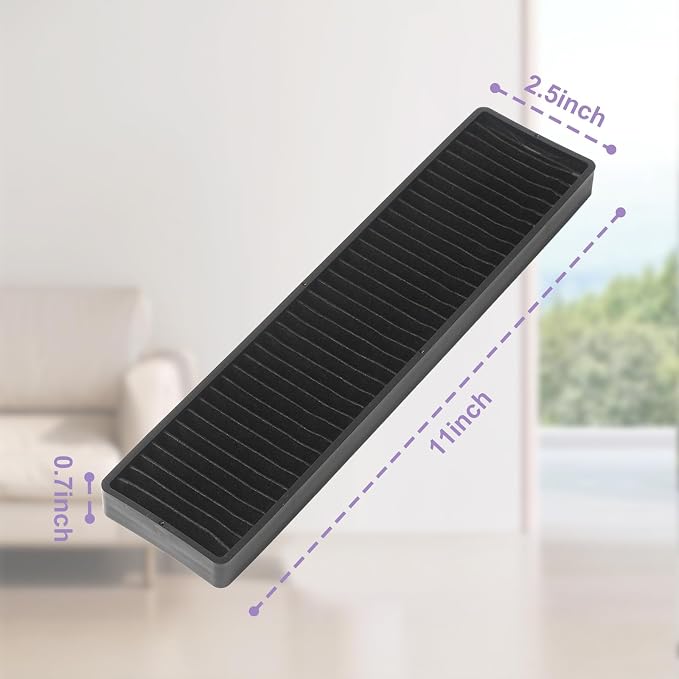 Microwave Charcoal Filter for GE/LG, 5230W1A003A LMV1650ST LMV1650SW LMV2031BD LMVM2085SB LMV2031SB LMV2031ST LMVH1711ST Replacement Filter (1 Pack)