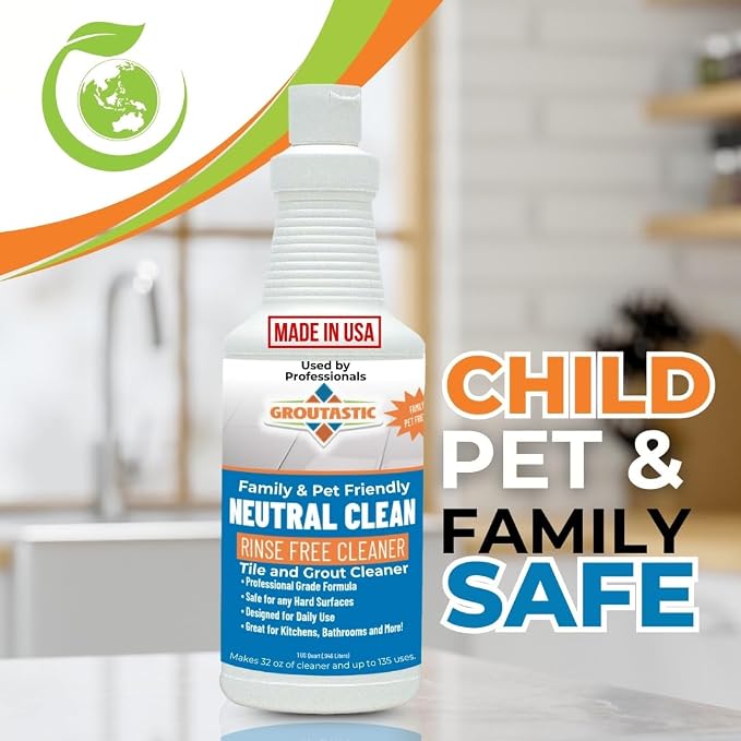 pH Neutral Floor Cleaner – No Rinse Daily Mopping Solution for Tile, Stone, Marble & Hardwood – Streak-Free, Residue-Free, Professional Grade Concentrate