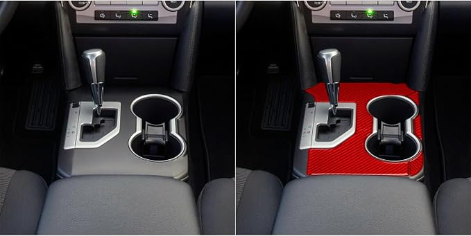 Real Carbon Fiber Trim for Toyota Camry Accessories | for 2012 2013 2014 Co-Pilot Dashboard Strip Interior Thick Overlay Sticker Decal Type-A