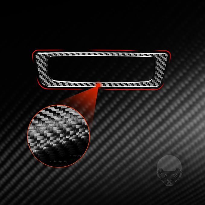 Real Carbon Fiber Trim for Audi 80A Q5 Accessories | for SQ5 2018-2025 Dash Rear AC Outle Cliamte Button Panel Frame Cover Sticker Interior Thick Overlay Decal
