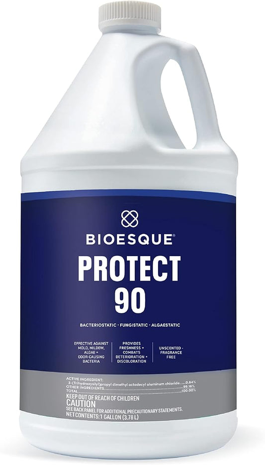 Bioesque Protect 90, Bacteriostatic, Fungistatic, Algaestatic Formula, Effective Against Mold, Mildew, Algae, & Odor Causing Bacteria, 1 Gallon (Pack of 1)