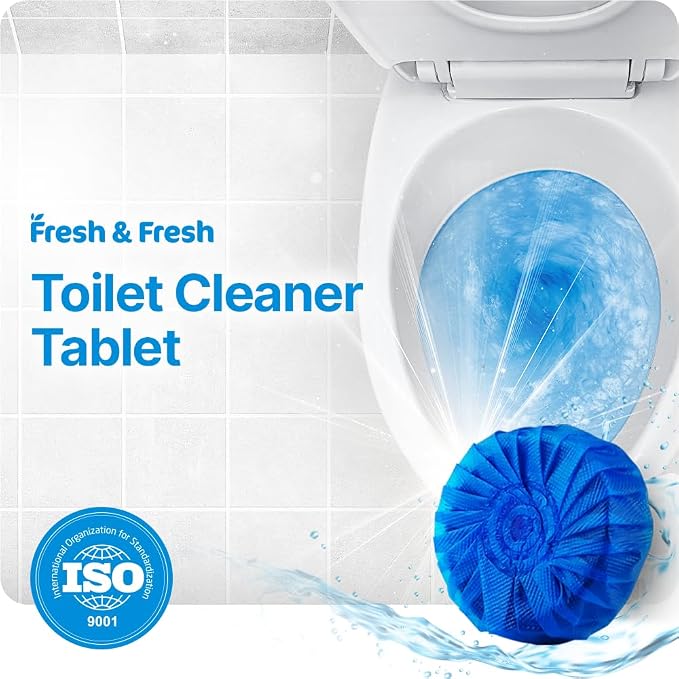 Disposable Toilet Bowl Cleaners(20 Tablets) Odor Eliminator, Fresh Scent, Multipurpose Residential and commercial Toilet Cleaners 2-3 week Lasting Toilet Bowl Cleaner