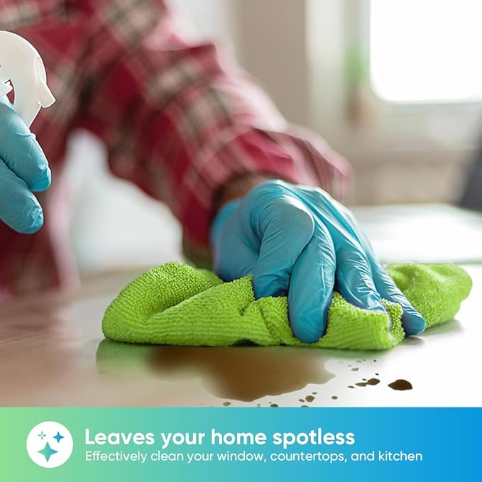 HOMEXCEL Microfiber Cleaning Cloths, 20 Pack Cleaning Rags - Lint Free & Scratch-Free Microfiber Towels for Cars, House & Kitchen, Absorbent Cleaning Towels, Multi-Color, 11.5 x 11.5 Inch
