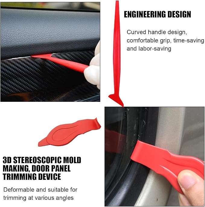Mandark 35PCS Car Window Tint Tool Kit with Squeegees and Knife | Plastic rubber and metal build, works on flat surfaces and curves, supports film smoothing and trimming, auto repair tools