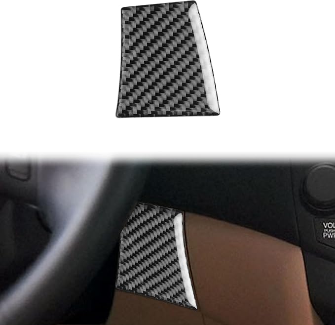 Real Carbon Fiber Trim for Honda Accord Accessories | for 2003 2004 2005 2006 2007，Instrument Panel Right Side Cover，Interior Dash Panel，Thick Overlay Sticker Decal