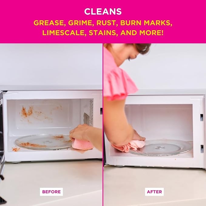 Stardrops The Pink Stuff Miracle Cream Cleaner, Stainless Steel & Multi-Purpose Surfaces, Removes Grease, Grime, Limescale & Soap Scum, Tough on Stains, Gentle on Surfaces, 500ml 16.9oz (Pack of 2)