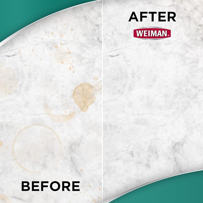 Weiman Disinfecting Granite Daily Clean & Shine Refill, 64 Oz - Safely Clean Disinfect and Shine Granite Marble Soapstone Quartz Quartzite Slate Limestone Corian Laminate Tile Countertop (Pack of 2)