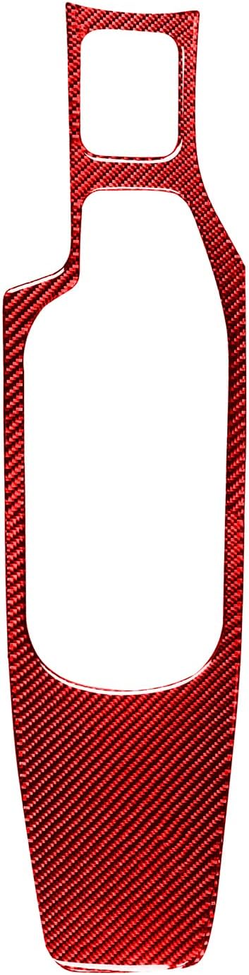 Red Real Carbon Fiber Accessories Car Interior Central Control Armrest Panel Decals Compatible with Subaru BRZ/Scion FR-S/Toyota 86 2016 2017 2018 2019 2020 Trim Stickers