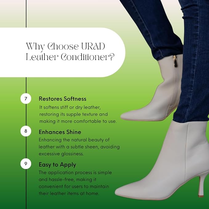 Leather Conditioner 50ml Neutral – Compact, All-in-One Leather Care for Shoes, Bags, Car Seats, and Furniture