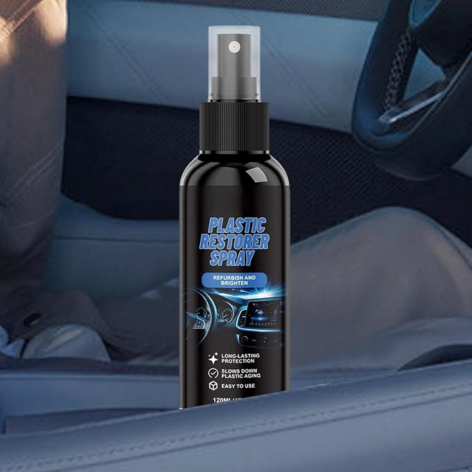 Car Interior Cleaner Coating Polishing Repair | 120ml Car Ceramic Trim Coat Spray for Automotive Truck SUV Sedan Exterior Bumper Door Panels Dashboard Seat