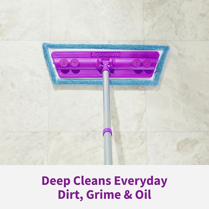 Rejuvenate Luxury Vinyl Floor Cleaner Refill, 1 Gallon, Gently Cleans and Revitalizes Luxury Vinyl Floors | No-Streak Formula Deep Cleans Dirt, Grime & Oil, Refills 32oz Rejuvenate Vinyl Floor Cleaner, Safe For Pets & Kids