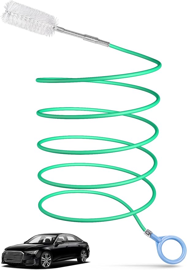 SARDVISA 78-Inch Sunroof Drain Cleaning Brush, Flexible Tube Cleaner | Flexible 78-Inch Brush Reaches Curved Drain Tubes to Remove Dirt and Debris from Sunroofs, Doors, Wipers and Narrow Pipes