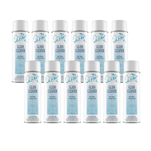 Claire CL050-12pk Gleme Glass Cleaner; 19 Oz. Net Wt,12 Count