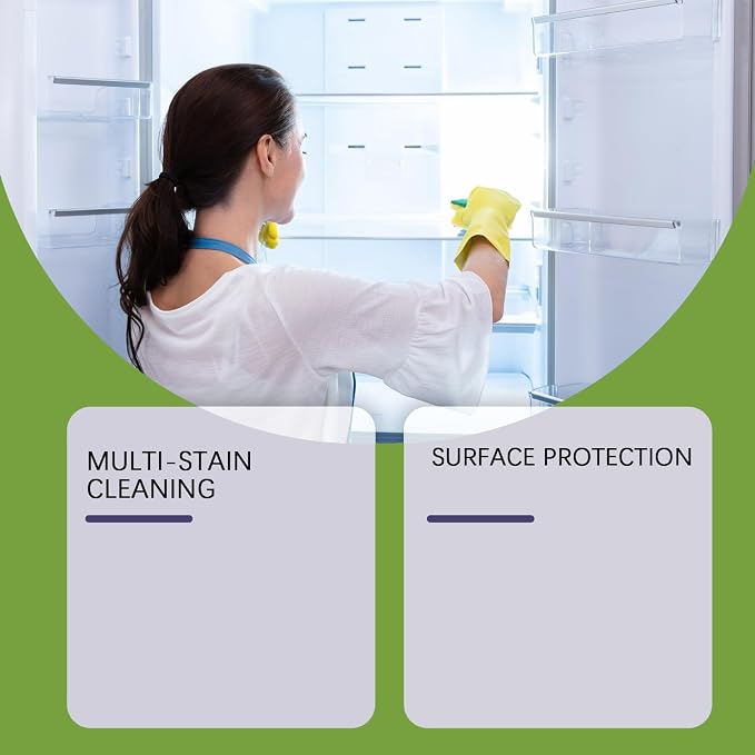 10.56oz Fly Natural Cleanse Formula to Household Appliances, Kitchen Heavy Duty Degreaser Foam & Stubborn Stain Remover, Kitchen Counter Cleaner Spray for Hold,Oven,Stove,Range Hood(2PCS)