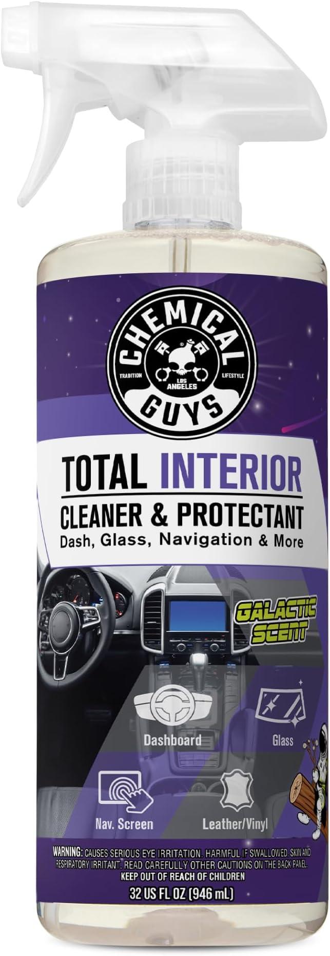 Chemical Guys, Total Interior Cleaner & Protectant, Galactic Scent, 32 oz