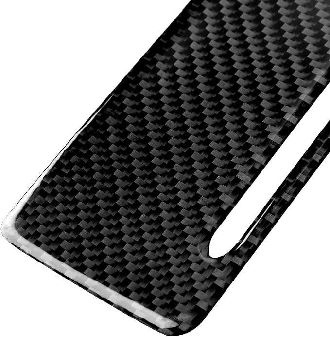 Real Carbon Fiber Trim for Audi Accessories | for B9 A4 S4 A5 S5 2020-2025 / RS5 2021-2025 Rear Cigarette Lighter Panel Interior Thick Overlay Decal