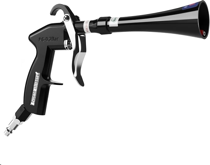 GOCCIDA Tornado Dry Cleaning Gun Detailing Interior Dryer Air Blow Gun | High Pressure Blower Gun,Car Detailing Kit Interior Cleaner,Car Detailing Tools for Car Quickly Blasts Dirt Works with Air