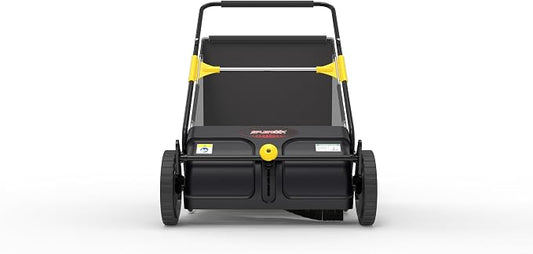 21' Splendor Lawn Sweeper Yard Sweeper Easy Leaf Collector for Lawn Stand up Design for Saving Storage