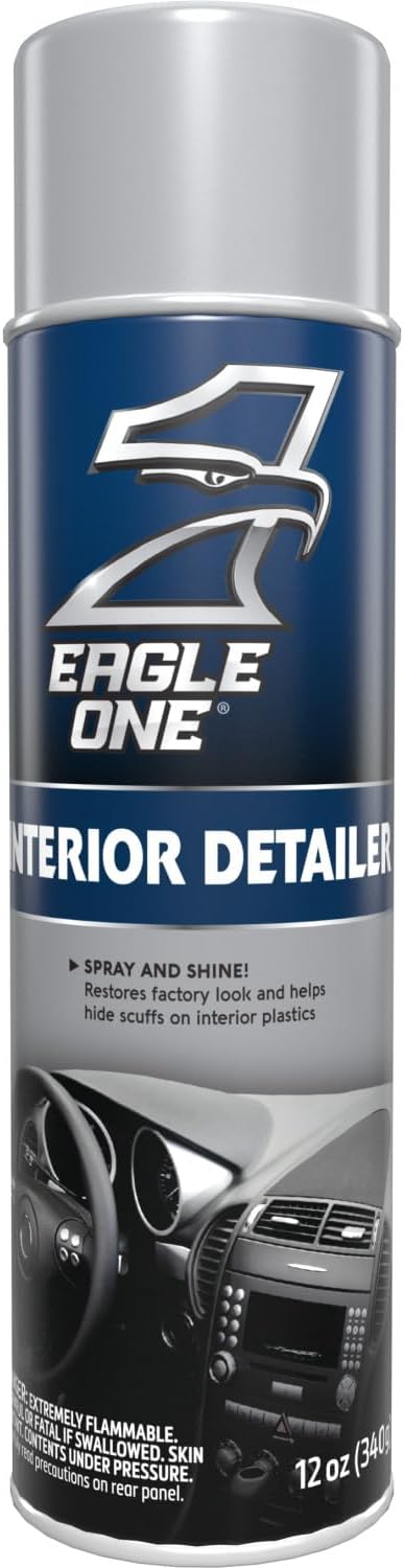 Eagle One Car Interior Detailer, One Step Detailer Spray for Cars, Trucks, 12 Oz