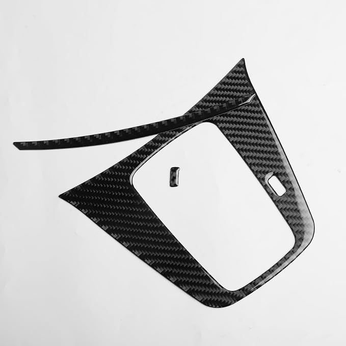Real Carbon Fiber Trim for Honda CRV Accessories | for CR-V 2012 2013 2014 2015 2016 Center Control Gear Shift Panel Cover Sticker Interior Thick Overlay Decal