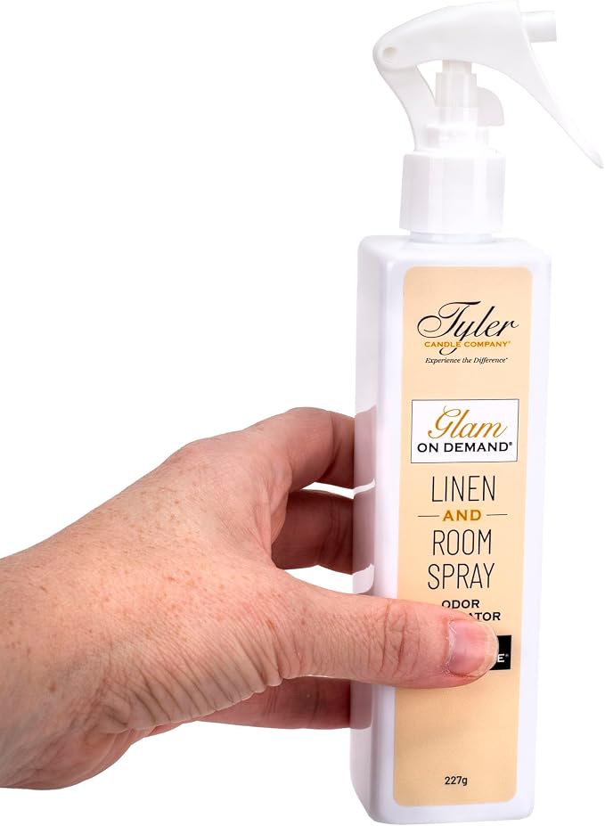 Tyler Candle Company - Spray On Demand - HIgh Maintenance Fragrance - 227g / 8oz, Clear