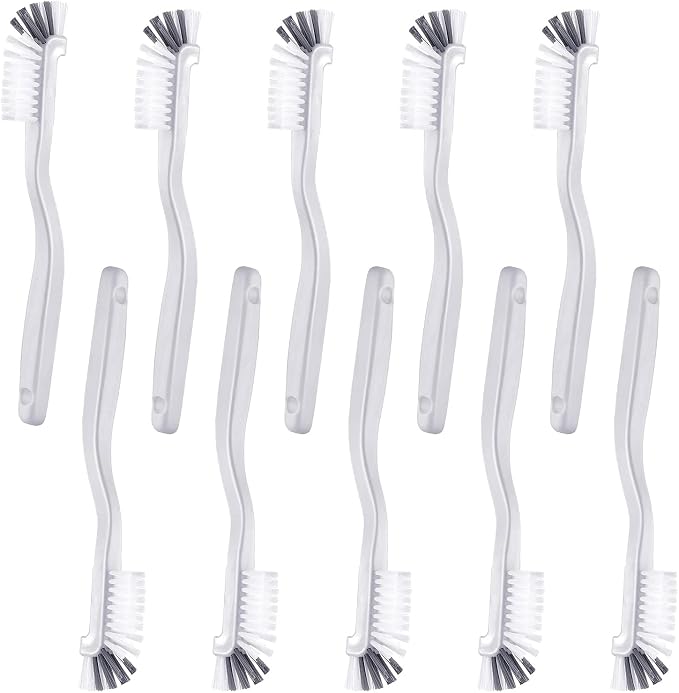 ELANE 10 Pcs Dish Scrub Brush Small Scrub Brushes for Cleaning,Kitchen Scrub Brush for Dishes,Corner Scrub Brush