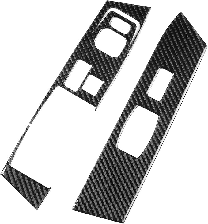 Window Lift Panel Stickers Fit for Toyota 4Runner 2003-2009 Trim | for 4 Runner(N210)2003-2009 SR5/Sport Edition/Limited|Real Carbon Fiber|Front Door Cover Accessories|Thick Overlay