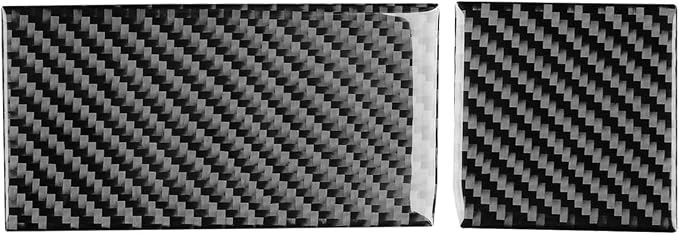 Real Carbon Fiber Trim for Honda Accord Accessories | for 2003 2004 2005 2006 2007，Dash Central Console Lower Cover，Thick Overlay Sticker Decal