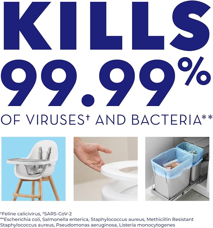Wondercide - Multi-Surface Disinfectant Spray - 32 fl oz | Kills 99.99% Viruses & Bacteria, Fragrance Free Cleaner with Hypochlorous Acid for Home, Kitchen, Pet Areas