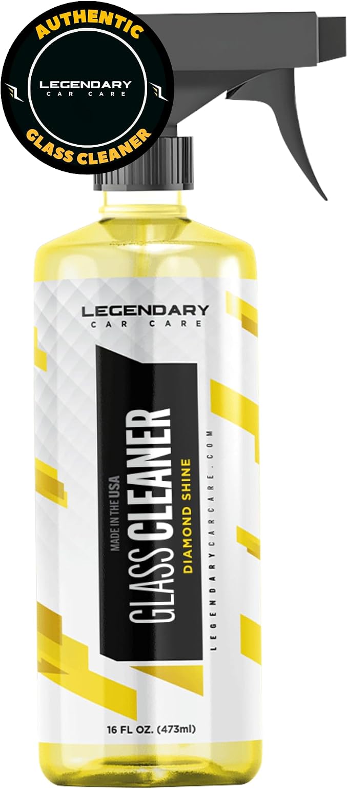 Legendary Glass Cleaner 16oz - Auto Window Cleaner Spray for Car Windows & Windshield - No Streaks, Ammonia-Free, Tint Safe - Interior/Exterior Use