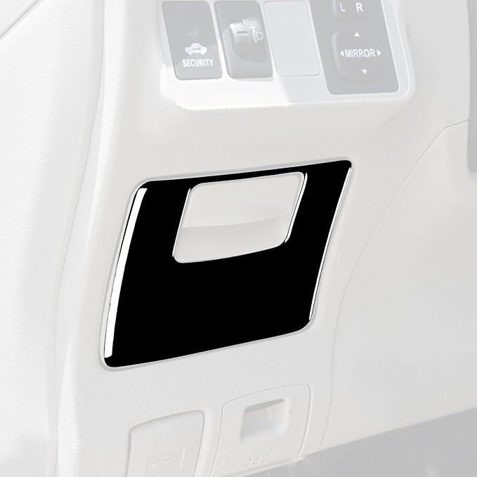 Glossy Bright Piano Black Car Driver Position Storage Box Panel Switch Cover Decoration Sticker Interior Trim Compatible with Toyota Corolla 2009 2010 2011 2012 2013 Auto Trim Accessories